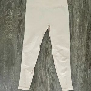 Aerie light pink leggings, size small